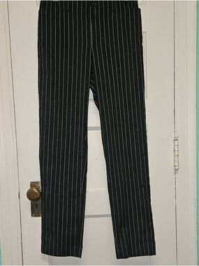 Ralph Lauren Black Pinstripe Dress Pants